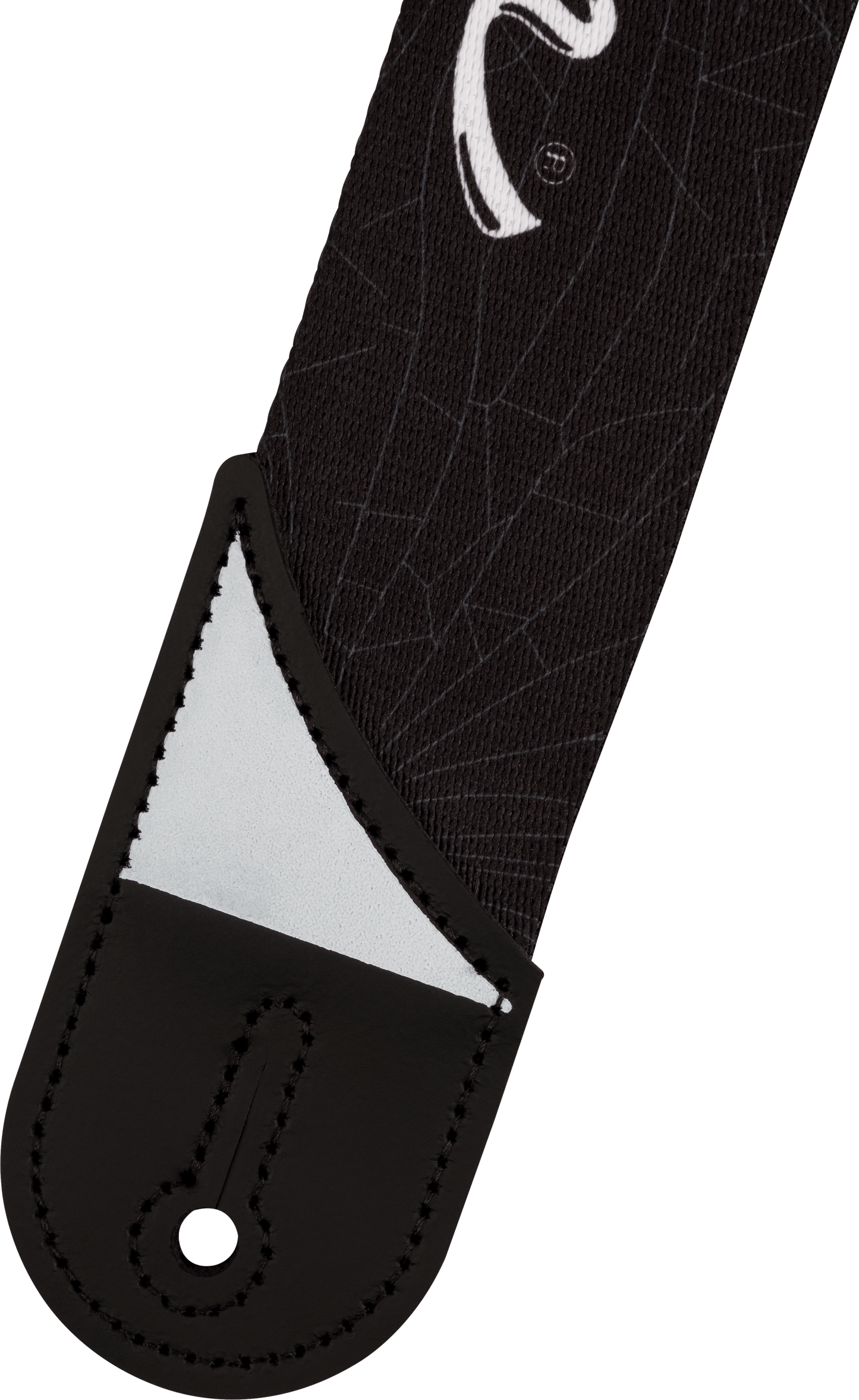 Jackson® White Logo Strap, Black